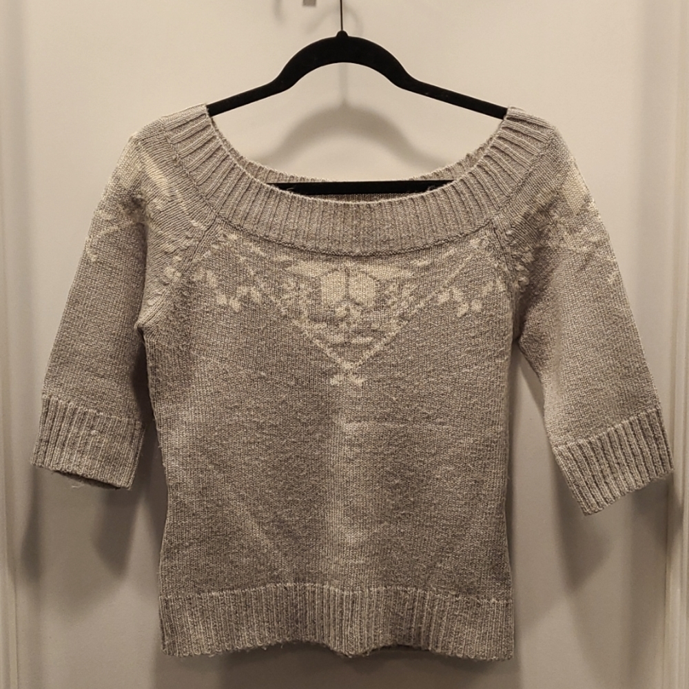 *2/$20 Winter Clearout* rk s.S vintage - Christmas offshoulder sweater